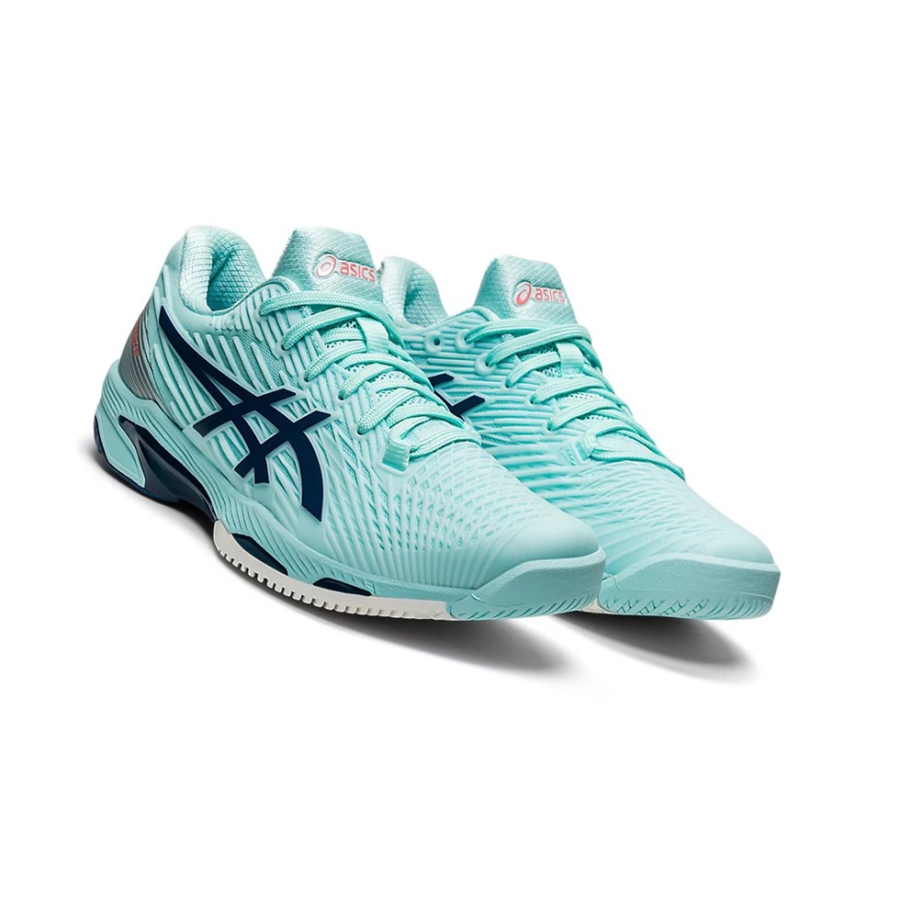 Clear Blue / Light Indigo Women's Asics SOLUTION SPEED FF 2 Tennis Shoes | US53912FO