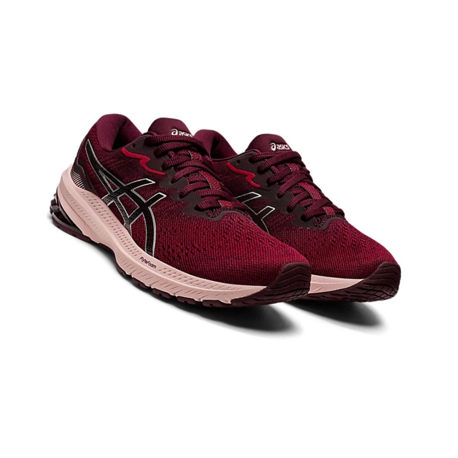 Cranberry / Pure Silver Women's Asics GT-1000 11 Running Shoes | US72914TZ