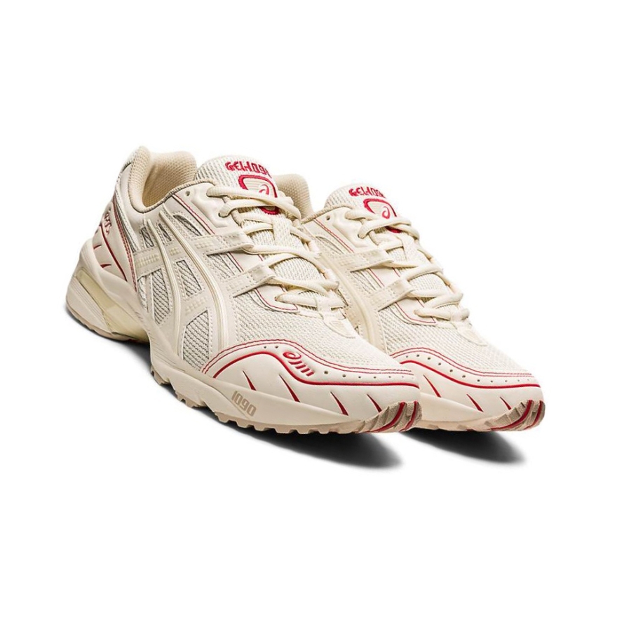 Cream Men's Asics GEL-1090 Sneakers | US50493LZ