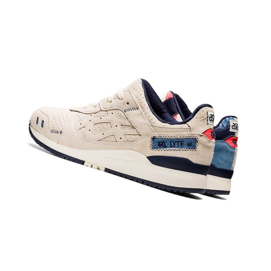 Cream Men's Asics GEL-LYTE III OG Sneakers | US03985KJ