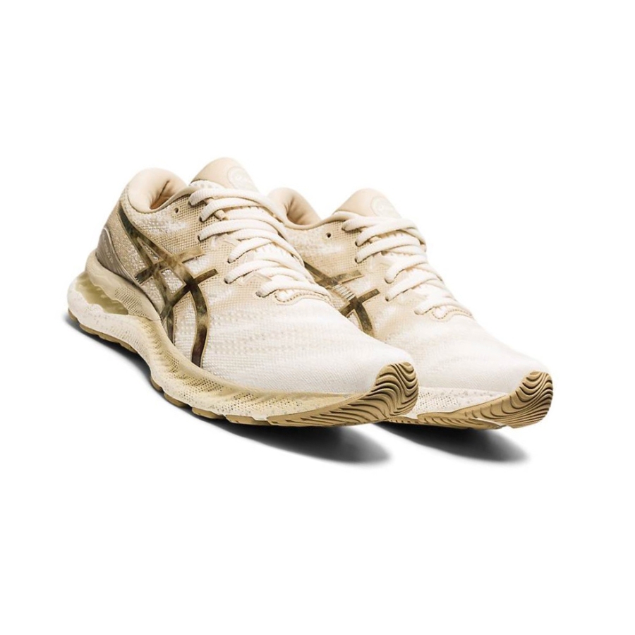 Cream Women's Asics GEL-NIMBUS 23 EARTH DAY Running Shoes | US58379DX