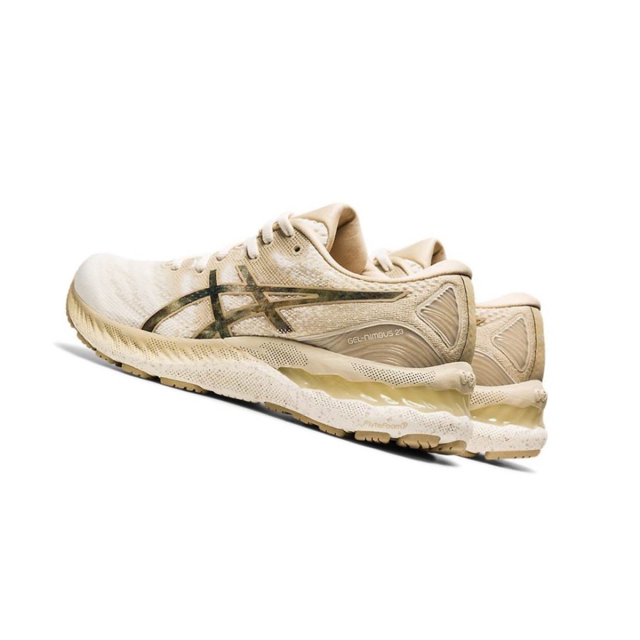 Cream Women's Asics GEL-NIMBUS 23 EARTH DAY Running Shoes | US58379DX