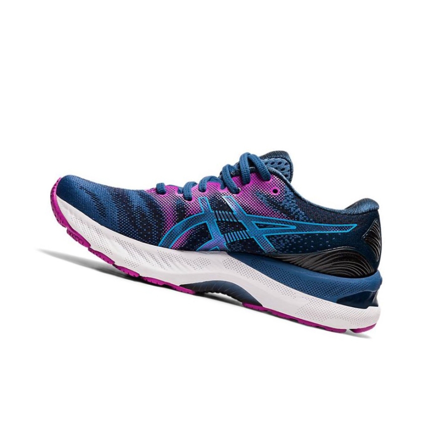 Dark Blue Women's Asics GEL-NIMBUS 23 Running Shoes | US21097ZL