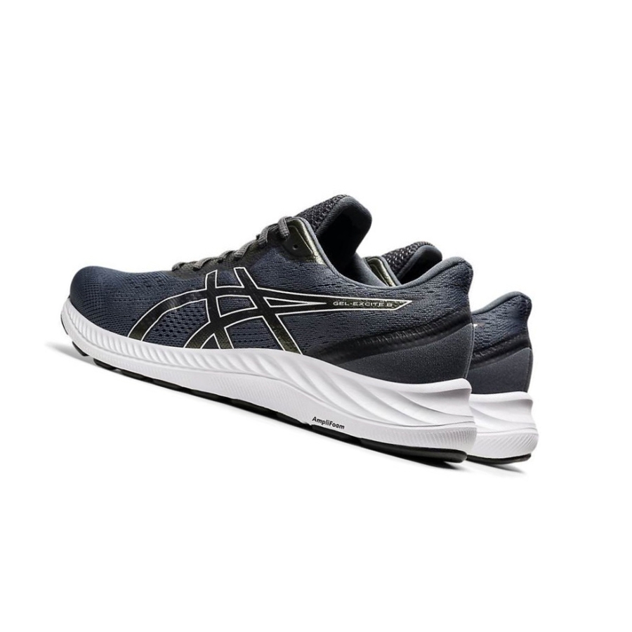 Dark Grey Men's Asics GEL-EXCITE 8 Running Shoes | US23598AF