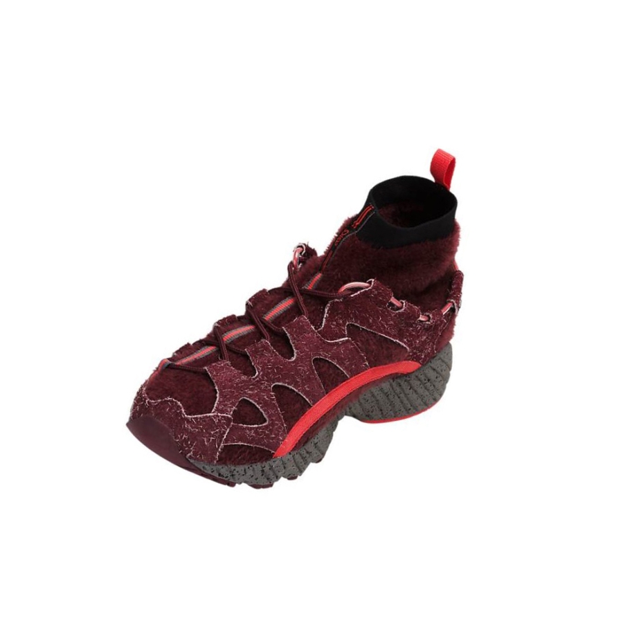 Dark Red Men's Asics GEL-MAI KNIT MT Sneakers | US21703OK