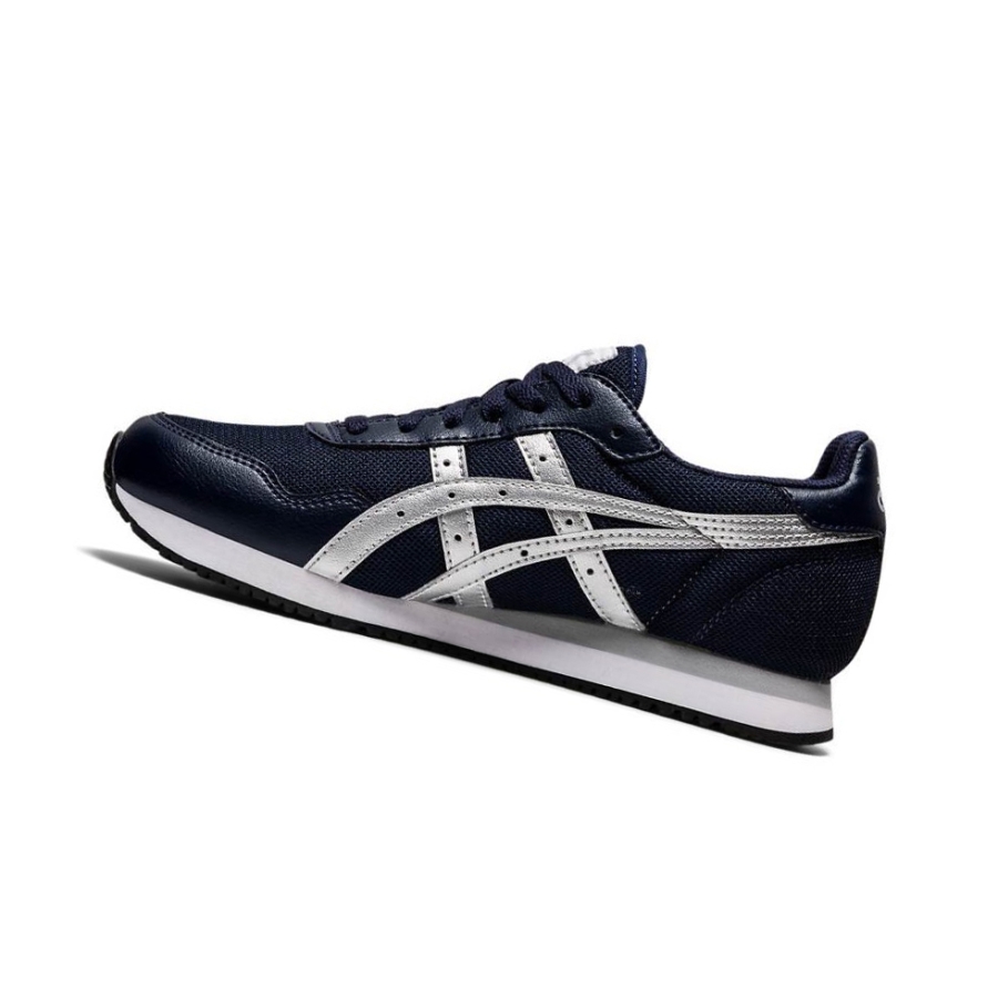 Deep Blue Women's Asics TIGER RUNNER Sneakers | US96480YN