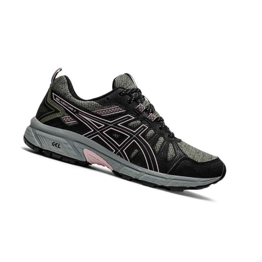 Deep Grey Women\'s Asics GEL-VENTURE 7 MX Trail Running Shoes | US29530RH