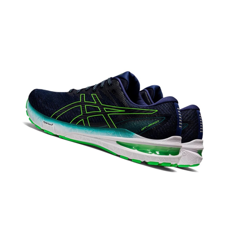 Deep Ocean / New Leaf Men's Asics GT-2000 10 (2E) Running Shoes | US09528AF