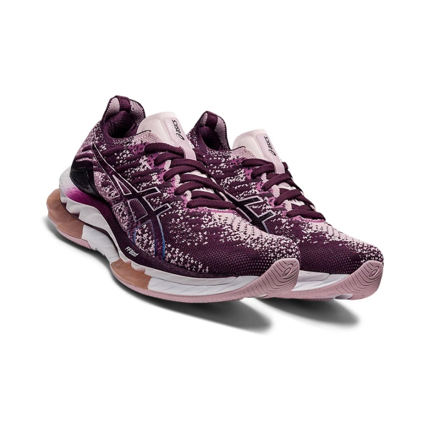 Deep Plum / Barely Rose Women's Asics KINSEI BLAST Running Shoes | US09834ML