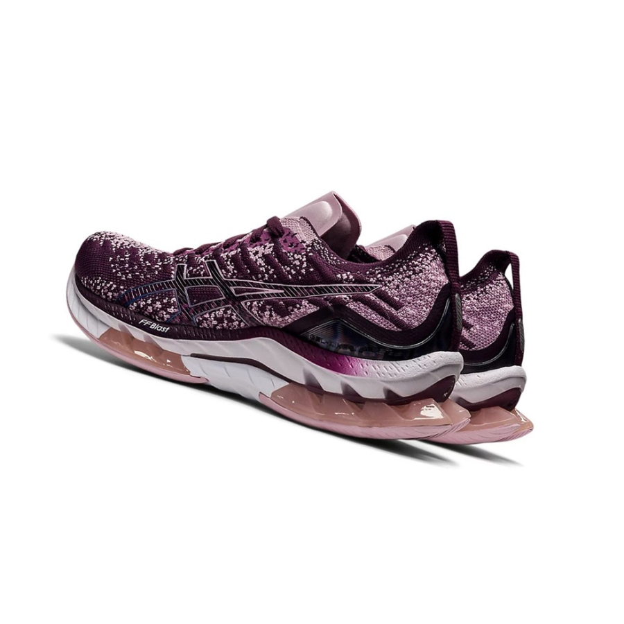 Deep Plum / Barely Rose Women's Asics KINSEI BLAST Running Shoes | US09834ML