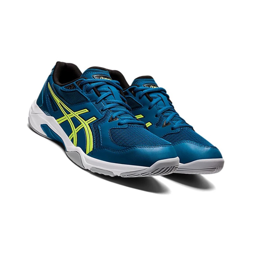 Deep Sea Teal / Glow Yellow Men's Asics GEL-ROCKET 10 Volleyball Shoes | US08625BN