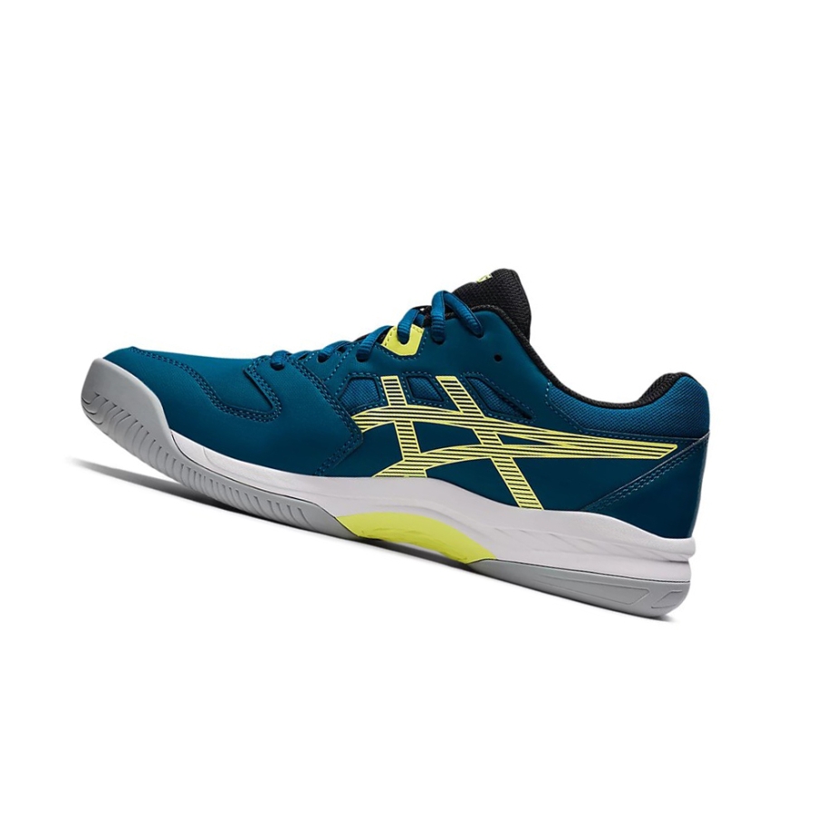 Deep Sea Teal / Glow Yellow Men's Asics GEL-RENMA Tennis Shoes | US41735PW