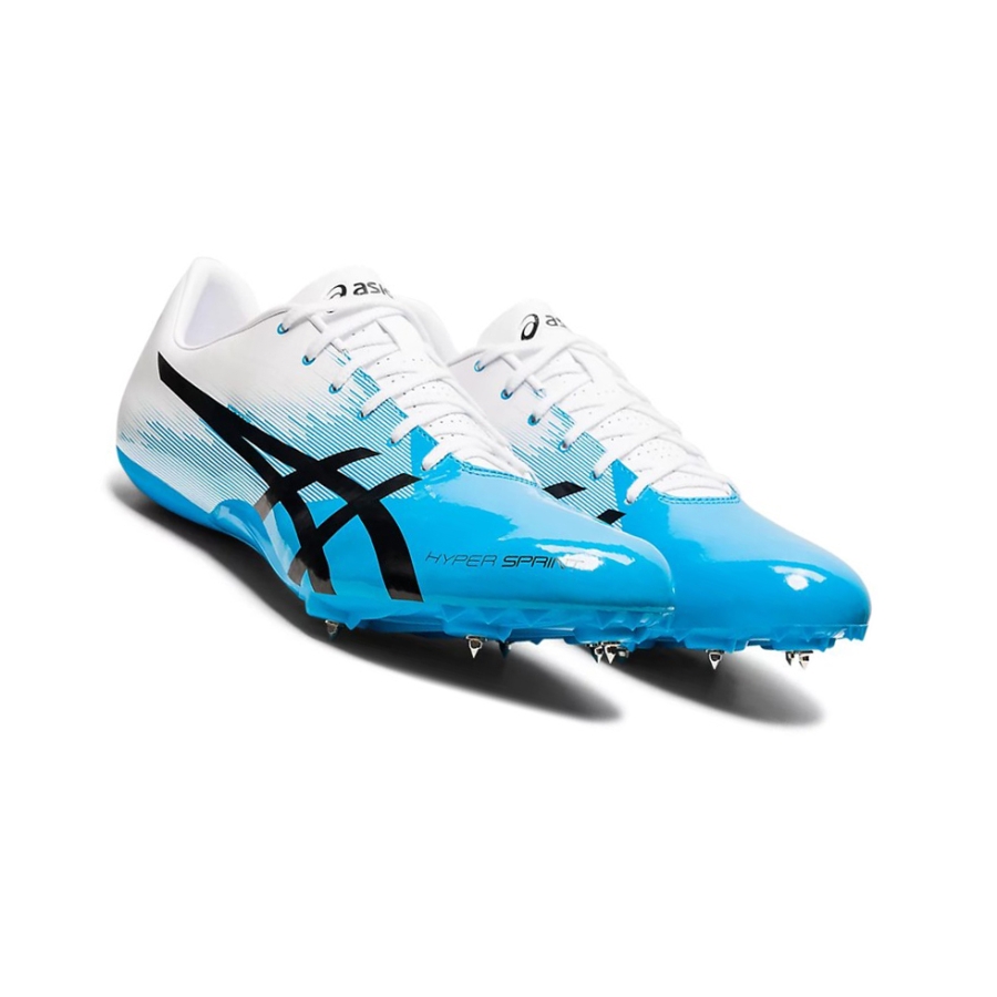 Digital Aqua / Black Men's Asics Hyper Sprint 7 Track Shoes | US14037UO