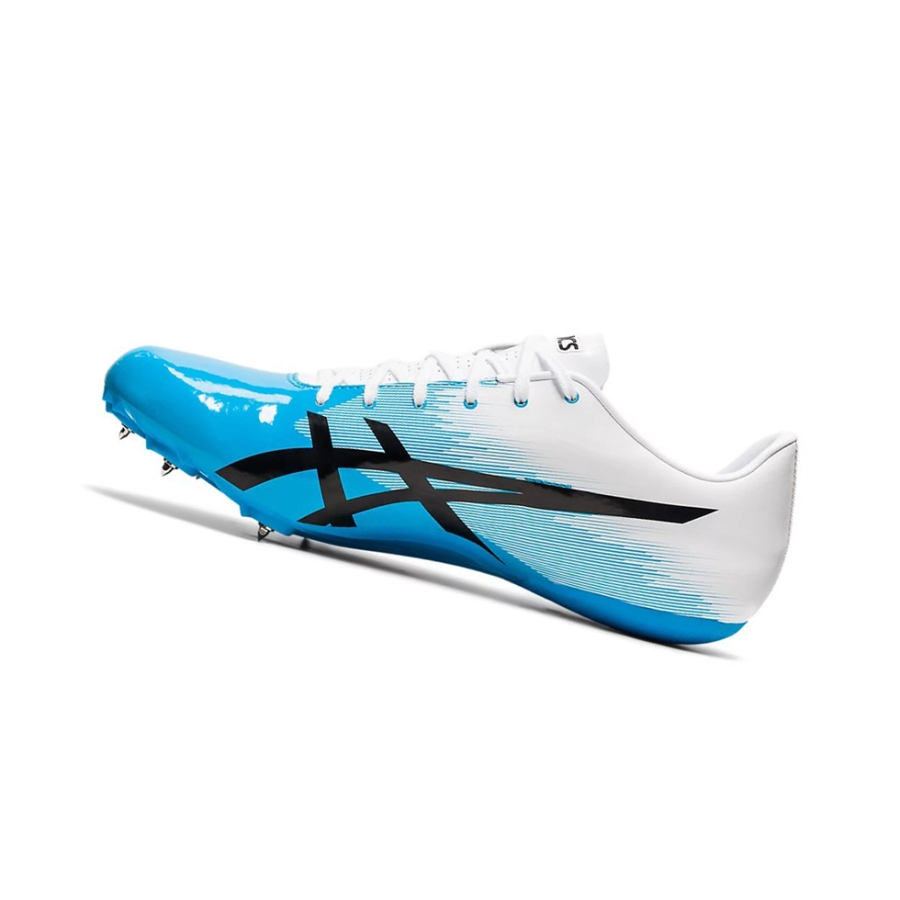 Digital Aqua / Black Men's Asics Hyper Sprint 7 Track Shoes | US14037UO