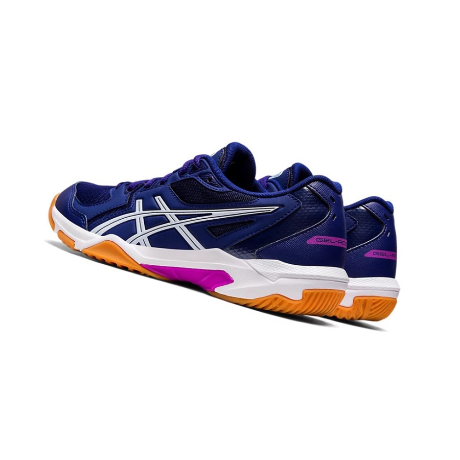 Dive Blue / Soft Sky Women's Asics GEL-ROCKET 10 Volleyball Shoes | US01957YC