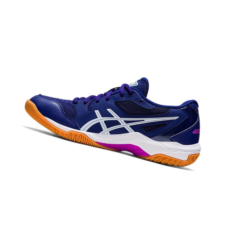 Dive Blue / Soft Sky Women's Asics GEL-ROCKET 10 Volleyball Shoes | US01957YC