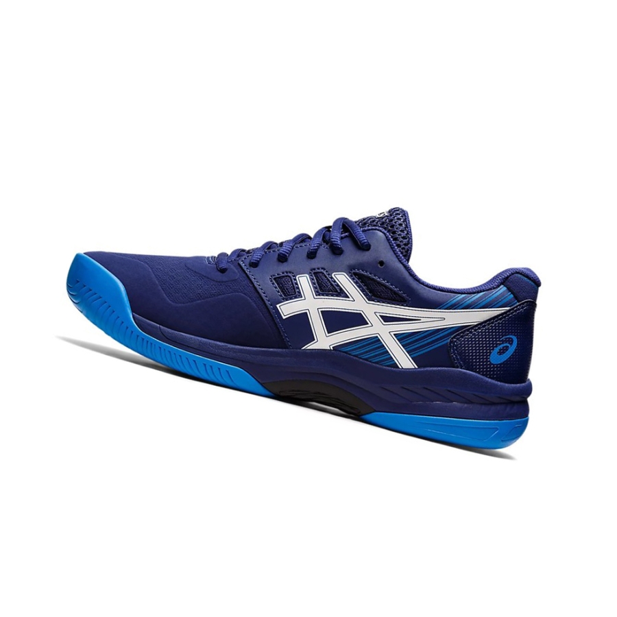 Dive Blue / White Men's Asics GEL-GAME 8 Tennis Shoes | US04785LS