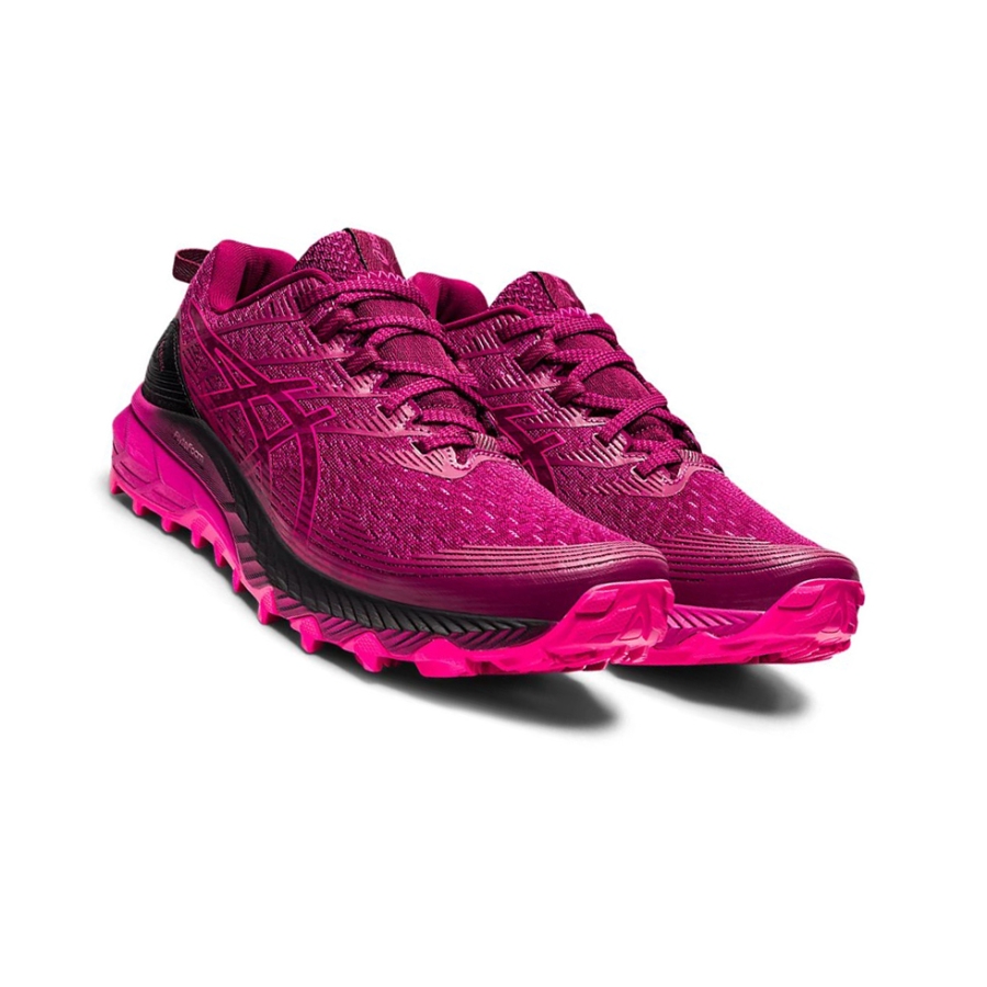 Dried Berry / Fuchsia Red Women's Asics GEL-Trabuco 10 Trail Running Shoes | US81643UD