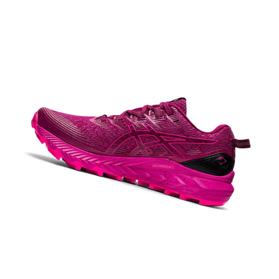 Dried Berry / Fuchsia Red Women's Asics GEL-Trabuco 10 Trail Running Shoes | US81643UD