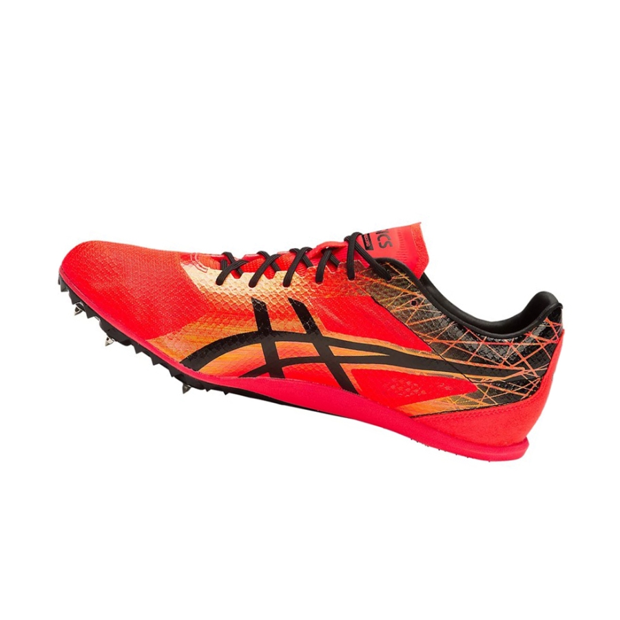 Flash Coral / Black Women's Asics COSMORACER MD Track Shoes | US51936YK