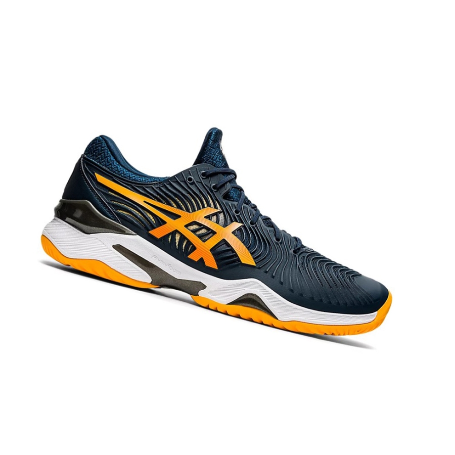 French Blue / Amber Men\'s Asics COURT FF 2 Tennis Shoes | US27634WH