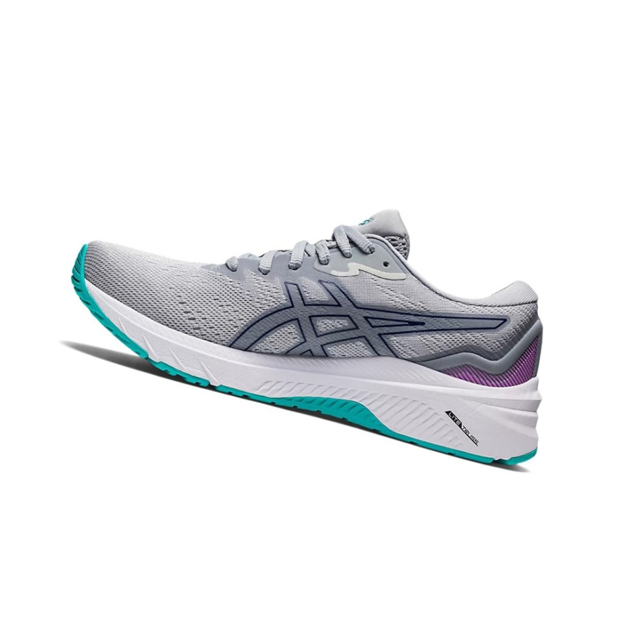 Glacier Grey / Dive Blue Women's Asics GT-1000 11 Running Shoes | US21836BZ