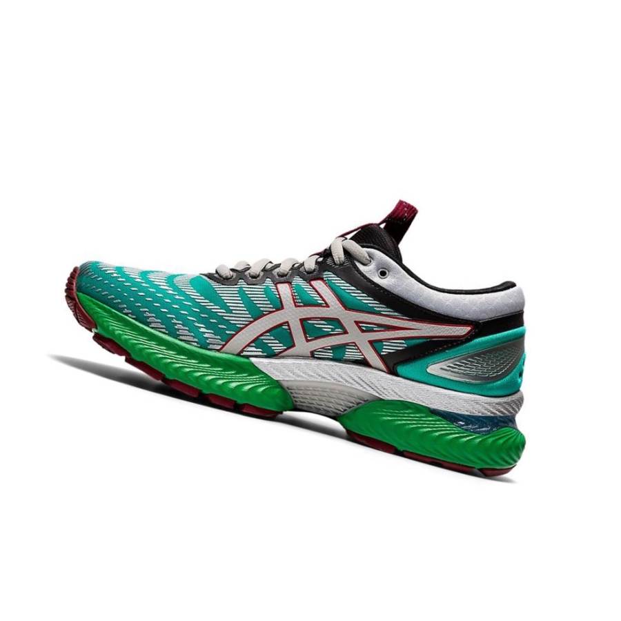 Green Women's Asics GEL-NIMBUS 22 Running Shoes | US47593TL