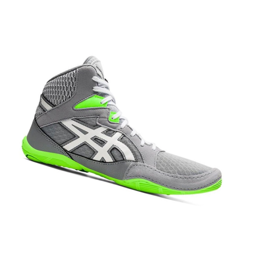 Grey Kids\' Asics SNAPDOWN 3 GS Wrestling Shoes | US10237VK