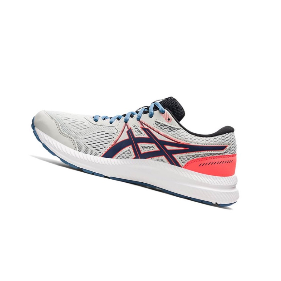 Grey Men's Asics GEL-CONTEND 7 Running Shoes | US34582IE