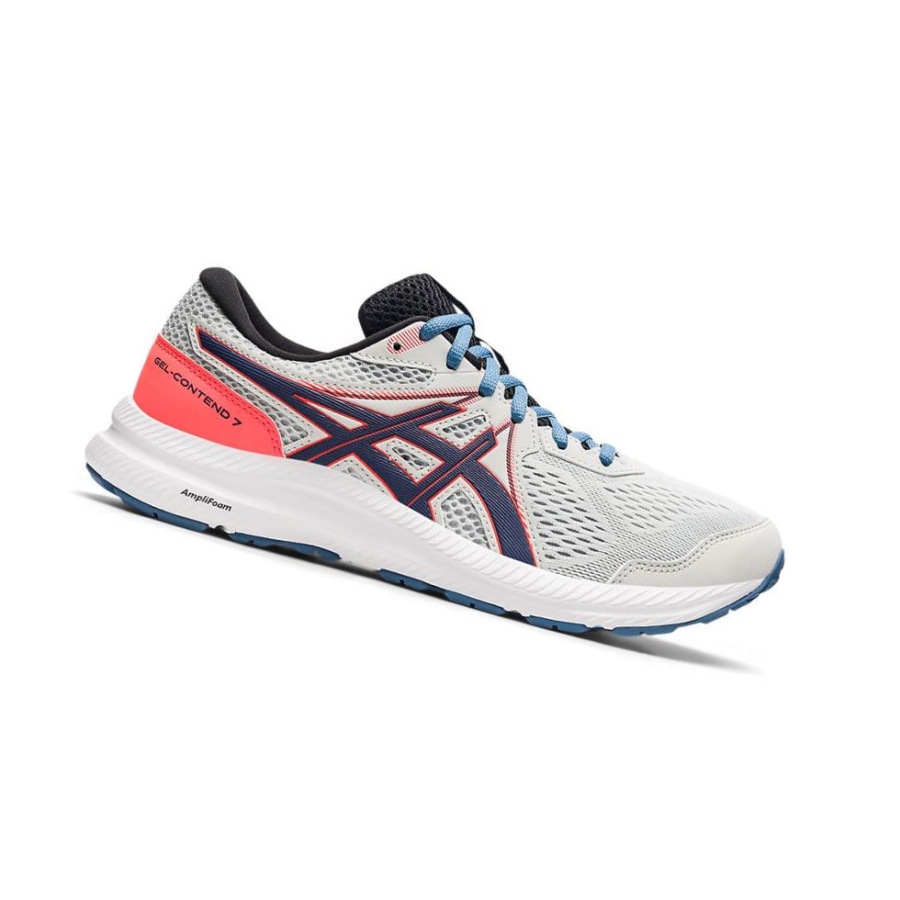 Grey Men\'s Asics GEL-CONTEND 7 Running Shoes | US34582IE