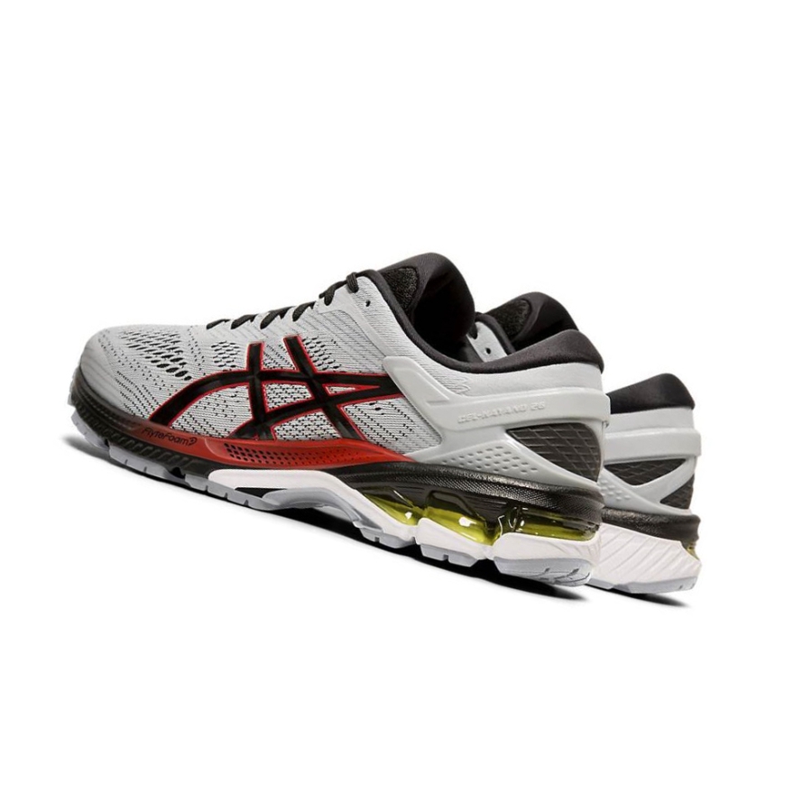 Grey Men's Asics GEL-KAYANO 26 Running Shoes | US75021NJ