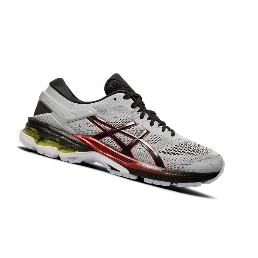 Grey Men\'s Asics GEL-KAYANO 26 Running Shoes | US75021NJ