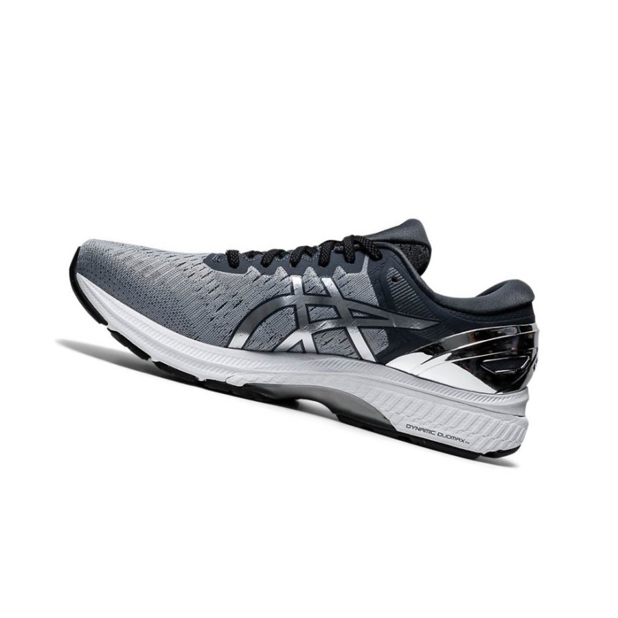 Grey Men's Asics GEL-KAYANO 27 PLATINUM Running Shoes | US95360SC