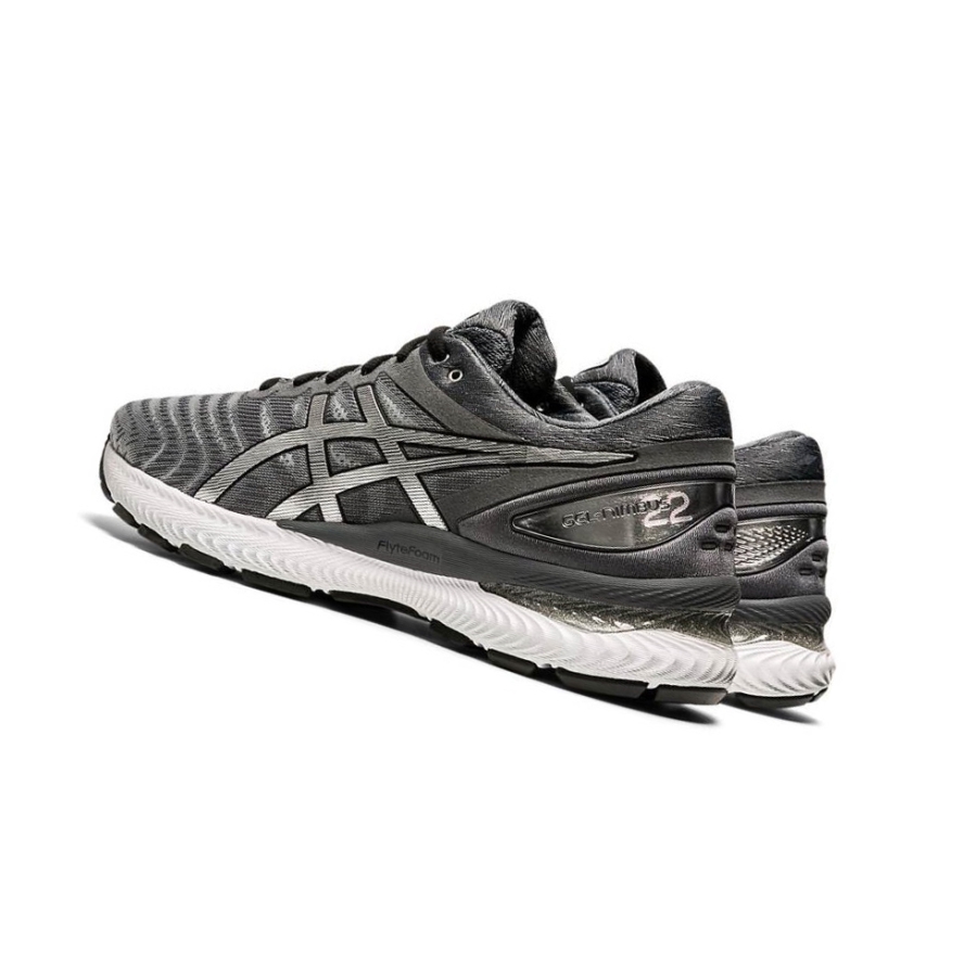 Grey Men's Asics GEL-NIMBUS 22 Platinum Running Shoes | US26539KI