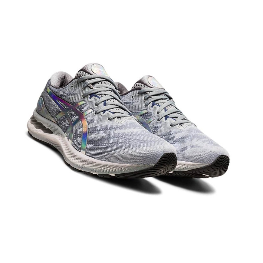 Grey Men's Asics GEL-NIMBUS 23 Running Shoes | US24309PE