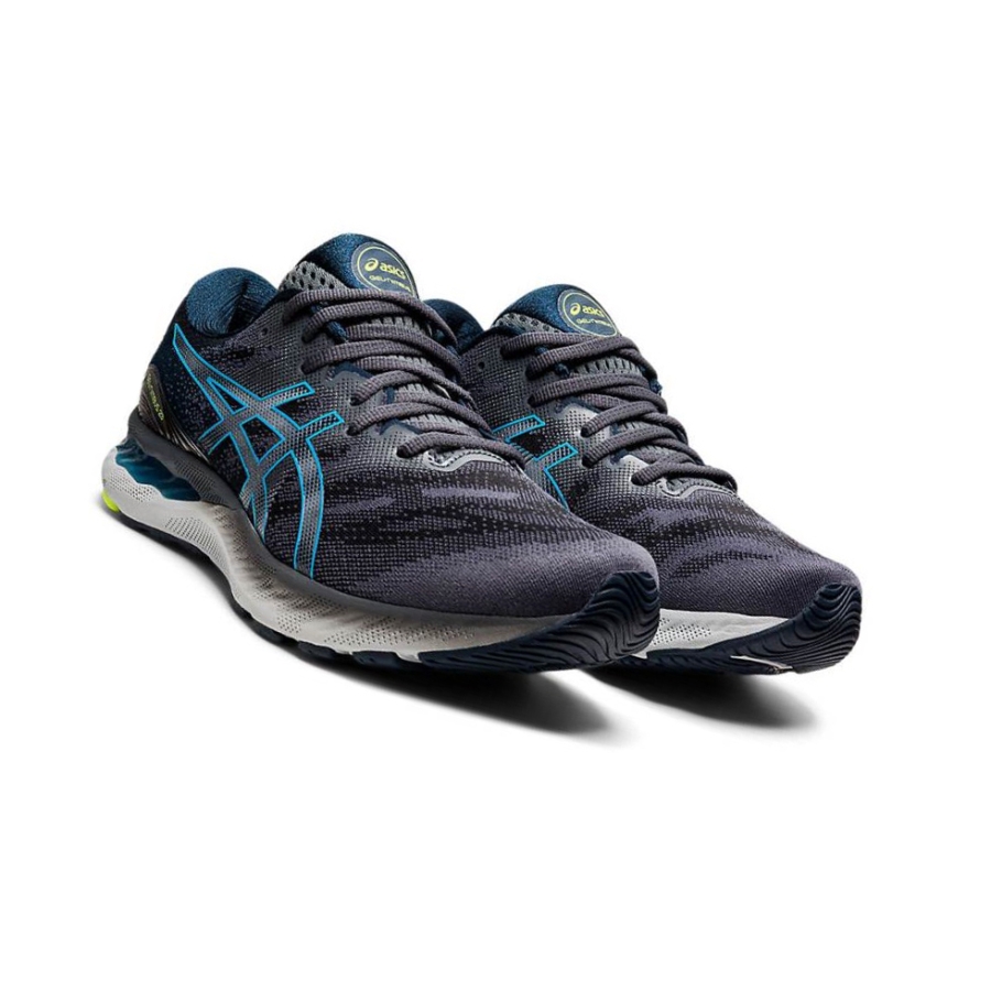 Grey Men's Asics GEL-NIMBUS 23 Running Shoes | US42375RB