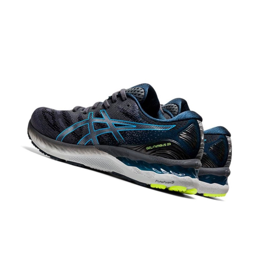 Grey Men's Asics GEL-NIMBUS 23 Running Shoes | US42375RB