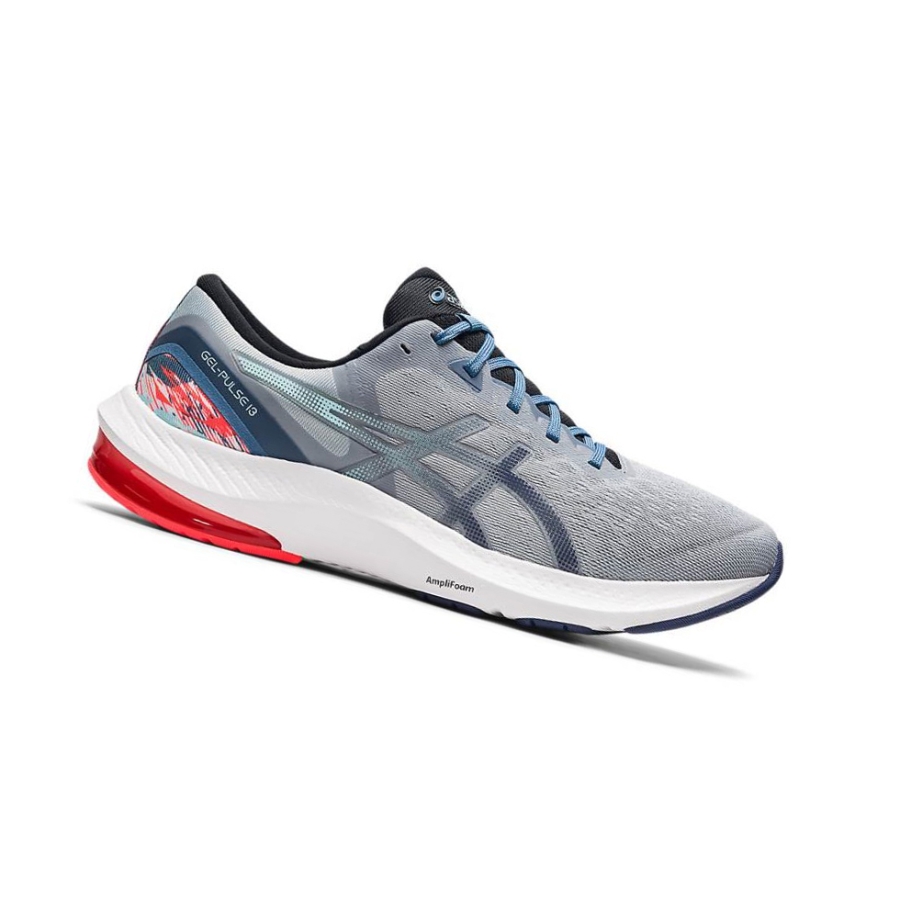 Grey Men\'s Asics GEL-PULSE 13 Running Shoes | US38167KZ