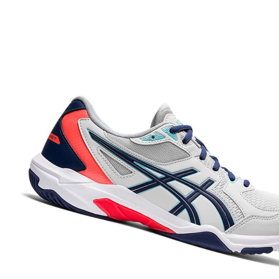 Grey Men\'s Asics GEL-ROCKET 10 Volleyball Shoes | US96847SX