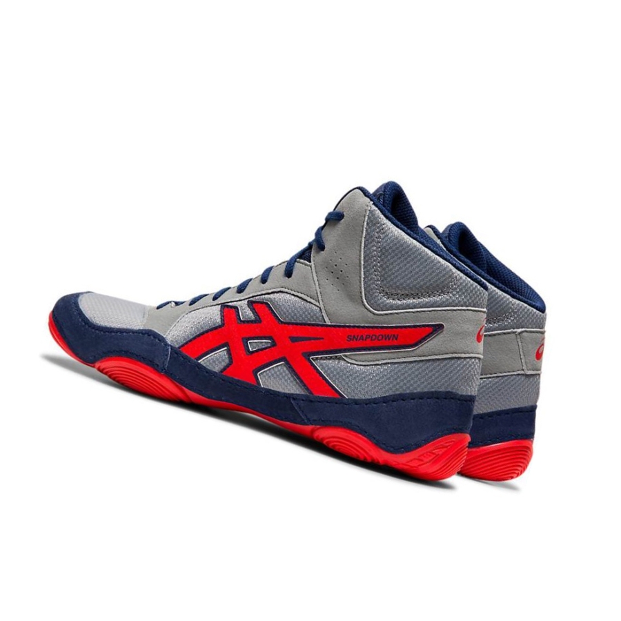 Grey Men's Asics SNAPDOWN 2 Wrestling Shoes | US78102UB