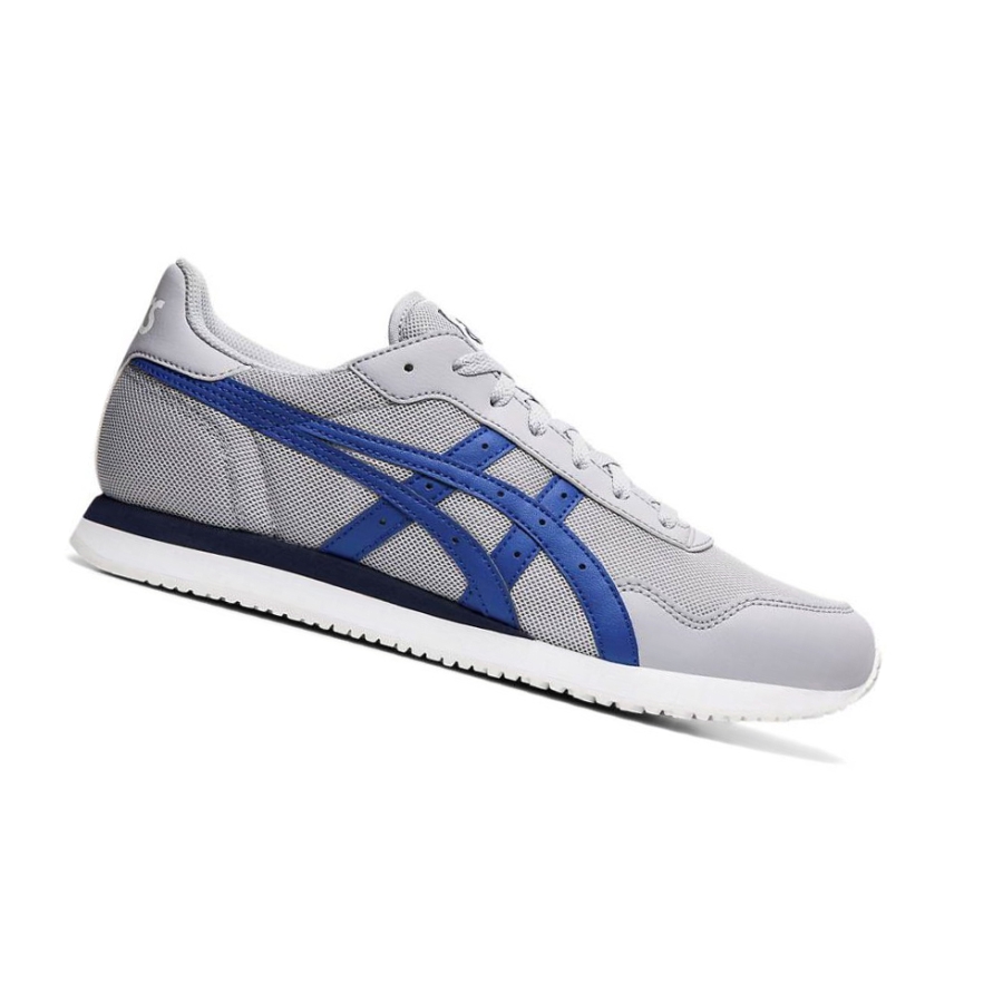 Grey Men\'s Asics TIGER RUNNER Sneakers | US19786QU