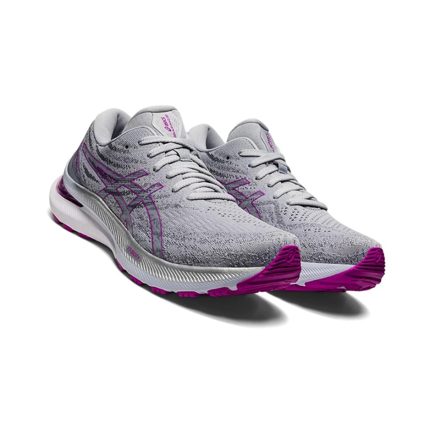 Grey / Orchid Women's Asics GEL-KAYANO 29 (D) Running Shoes | US97654YC