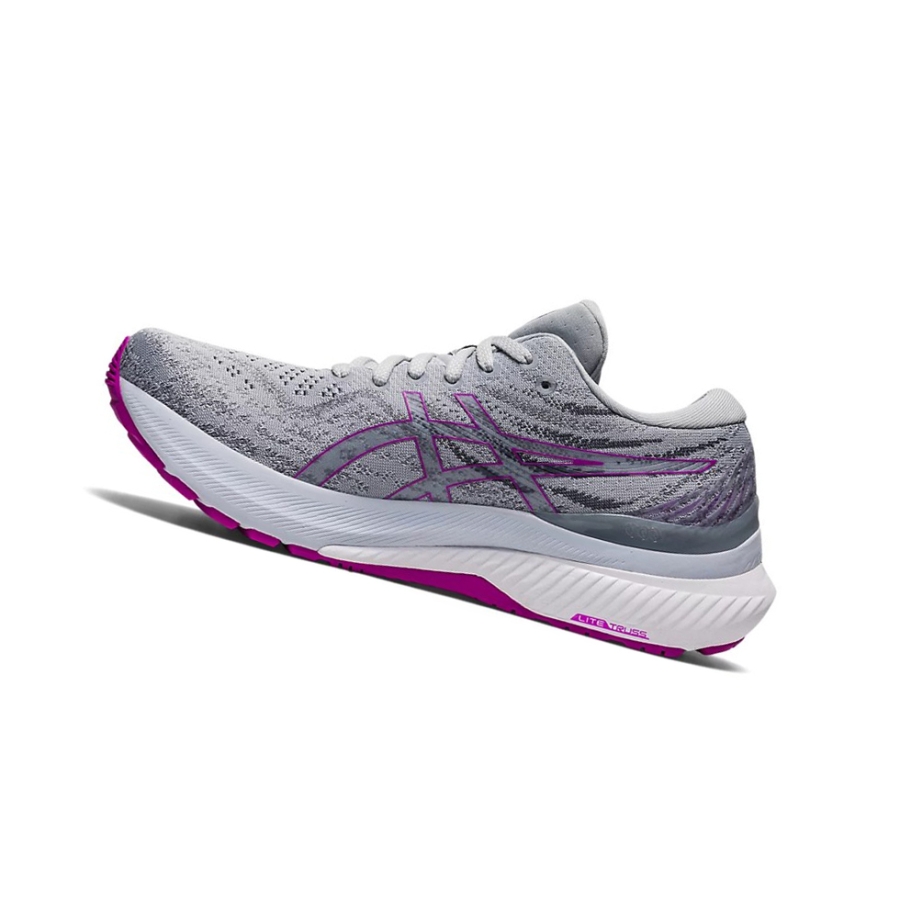 Grey / Orchid Women's Asics GEL-KAYANO 29 (D) Running Shoes | US97654YC