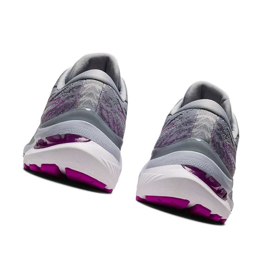 Grey / Orchid Women's Asics GEL-KAYANO 29 (D) Running Shoes | US97654YC