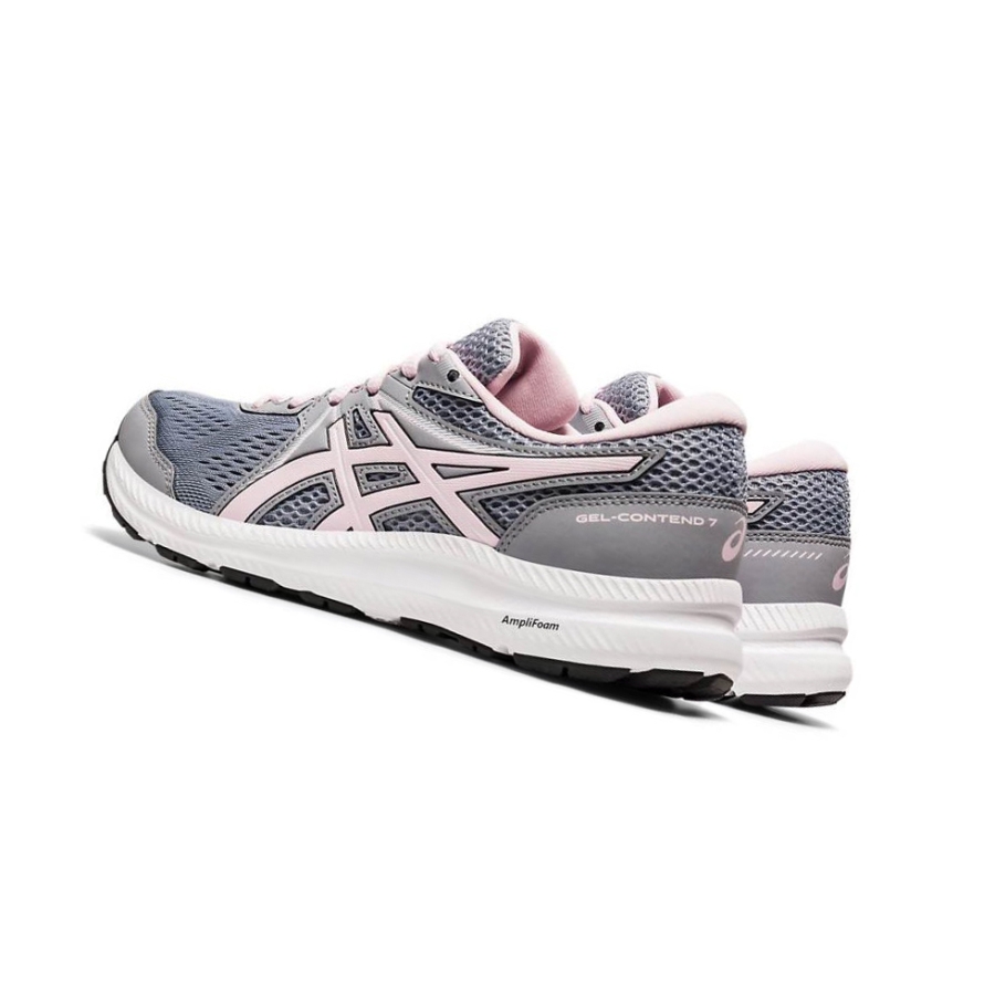 Grey Women's Asics GEL-CONTEND 7 Running Shoes | US29604OS