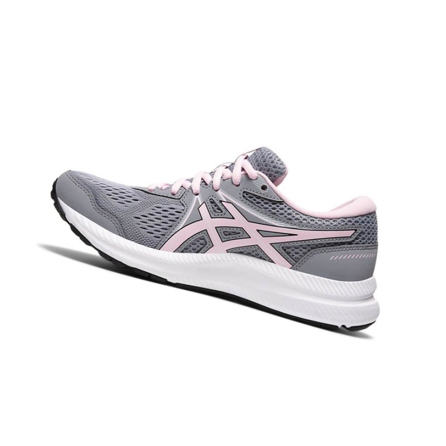 Grey Women's Asics GEL-CONTEND 7 Running Shoes | US29604OS