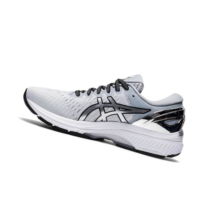 Grey Women's Asics GEL-KAYANO 27 PLATINUM Running Shoes | US54027GQ