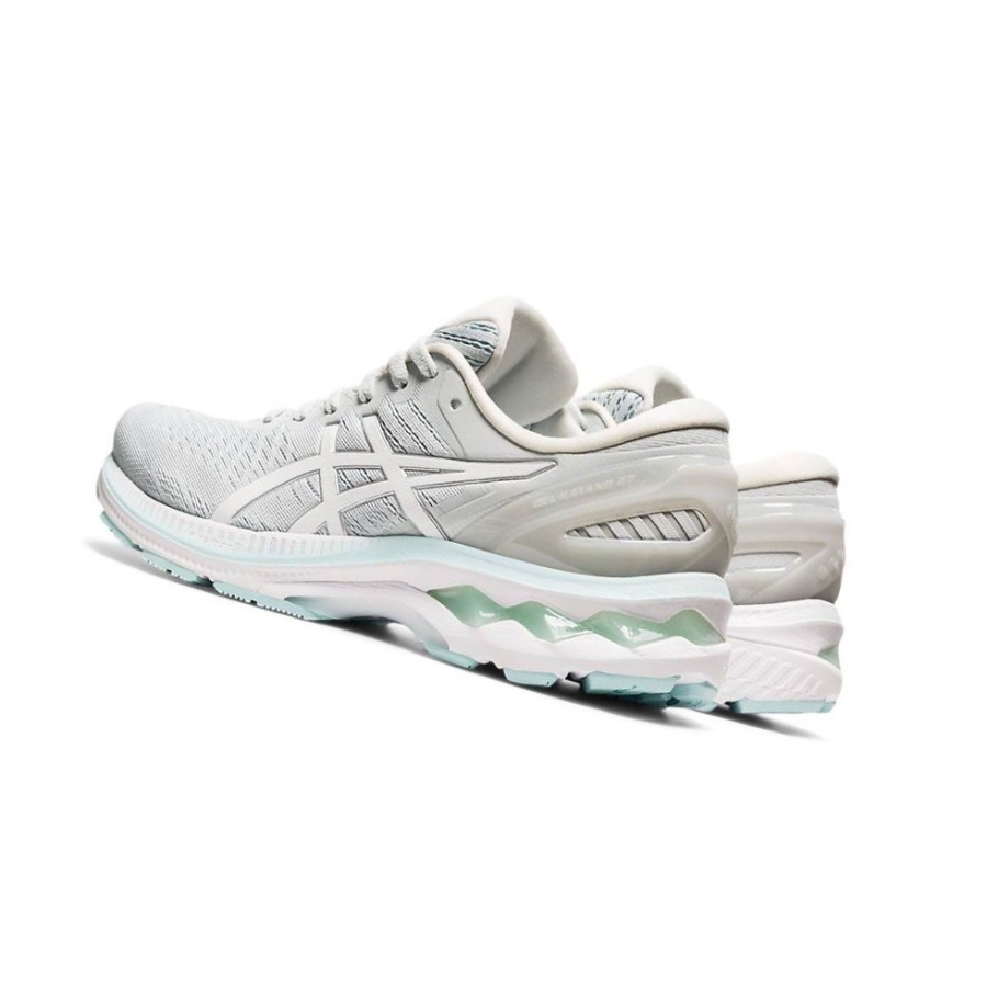 Grey Women's Asics GEL-KAYANO 27 Running Shoes | US59418JN