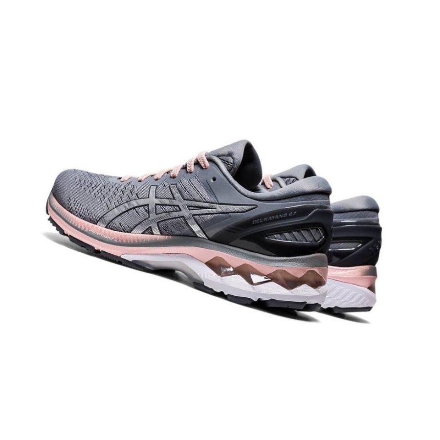 Grey Women's Asics GEL-KAYANO 27 Running Shoes | US68034EK