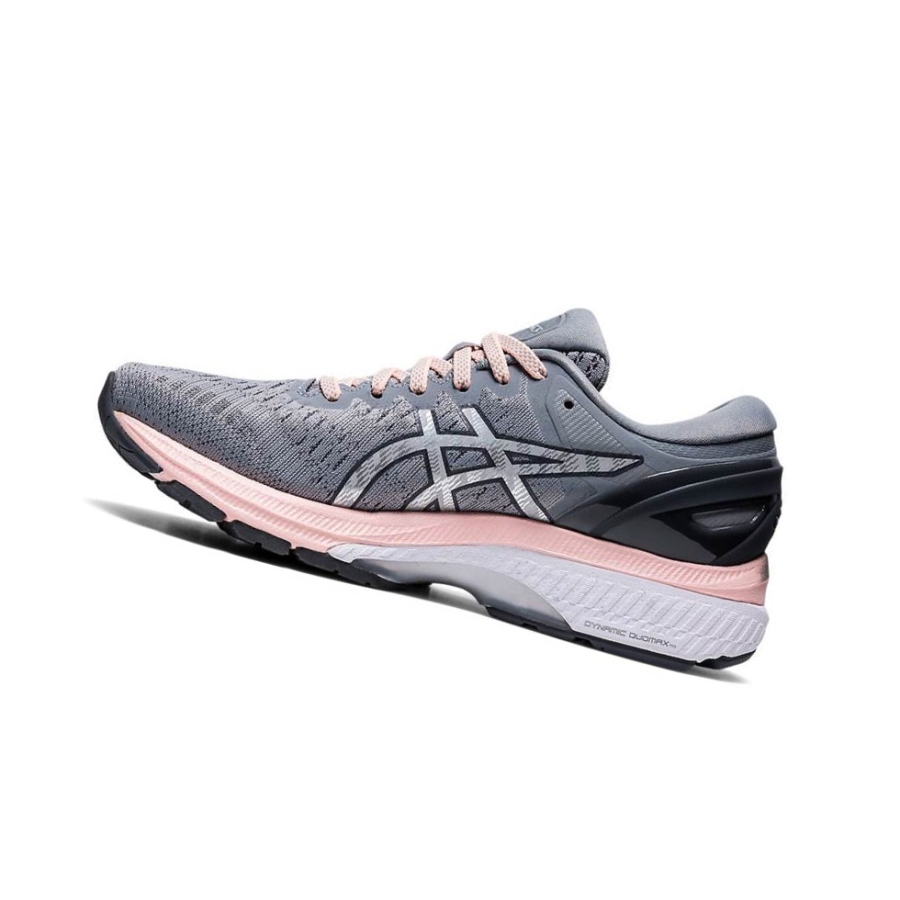 Grey Women's Asics GEL-KAYANO 27 Running Shoes | US68034EK